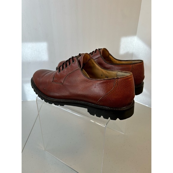 Italian Premier by Nordstrom Sega Pirelli Men’s Size 9 Cognac Leather Oxfords main image 7